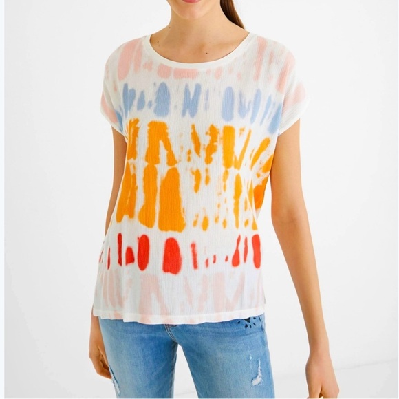 Desigual tie dye, short sleeve T-shirt - Picture 1 of 10